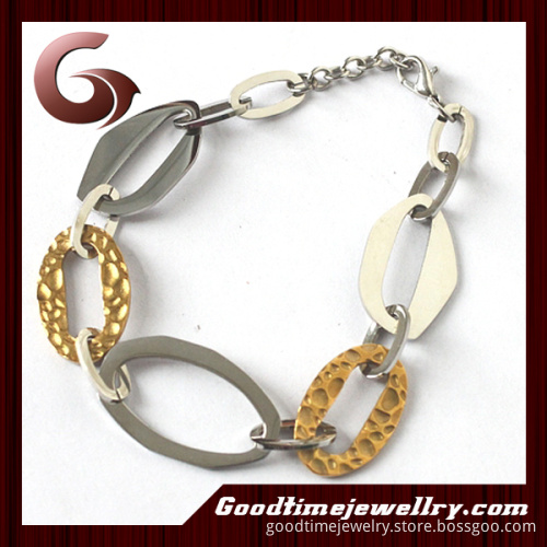 Irregular Circle Stainless Steel Magnetic Bracelet